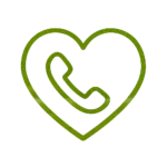 Heart icon with phone