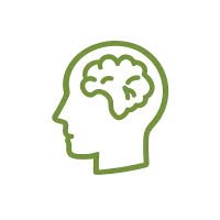 Icon representing cognitive processing